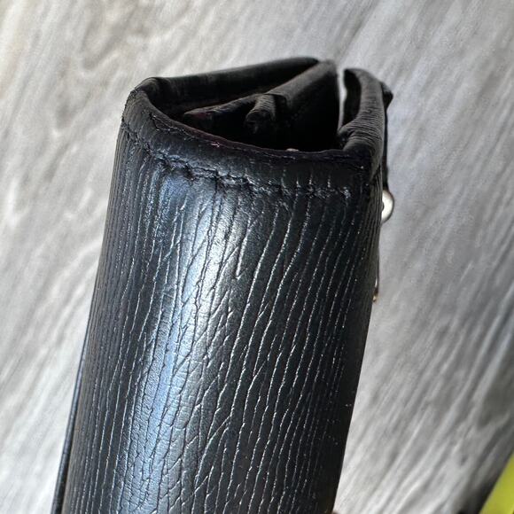 Gucci Black Long Bifold Wallet with Silver Belt Buckle - Picture 14 of 16